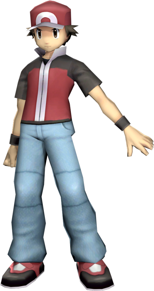 A Picture I Made To Show Off The Blockhead Models Png Red Pokemon Origins Png