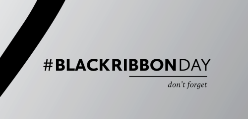 August 23 Black Ribbon Day Printing