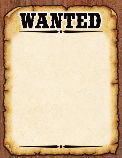 19 Western Wanted Poster Banner Freeuse Download Huge Free Blank Wanted Poster