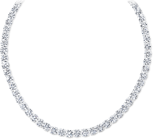 A Classic Graff Round Diamond Necklace Necklace