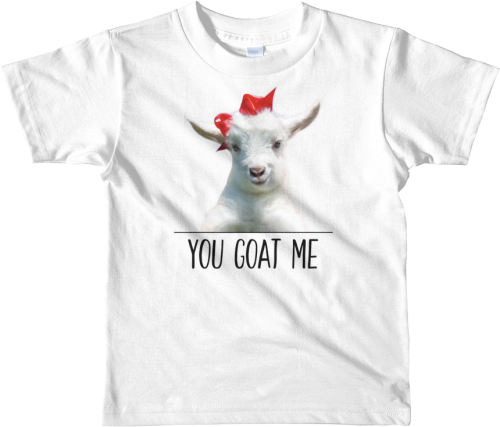 Baby Goat Kids Unisex T shirt Kids Personalized Shirt Short Sleeve Kids T shirt