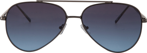 Black Maverick Aviator Sunglasses Reflection