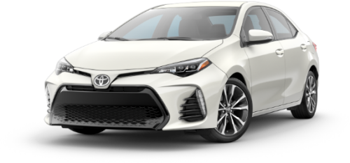 2018 Toyota Corolla Blizzard Pearl 2017 Toyota Corolla S White