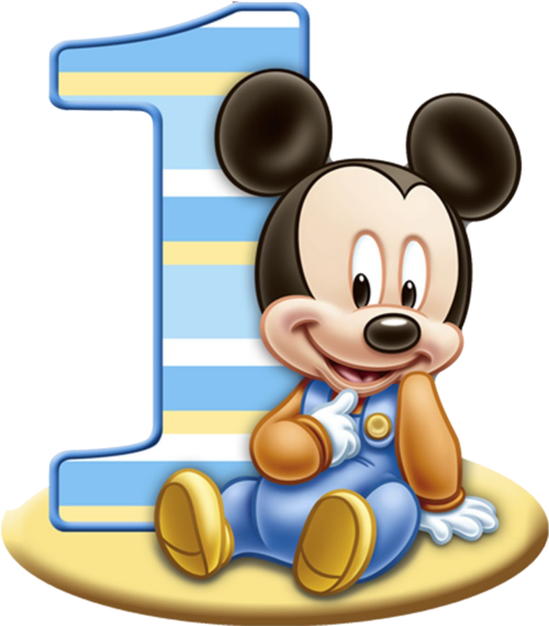 1st Birthday Png Free Download Baby Mickey Mouse 1st Birthday