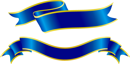 Blue Ribbon Vector Vector Ribbon Blue Png