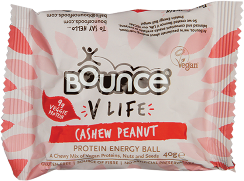 Bounce V Life Cashew Peanut Protein Energy Ball Cashew