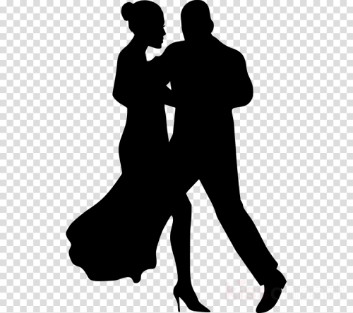 Black Dancing Couple Png Clipart Dance Clip Art Red Aids Ribbon Png