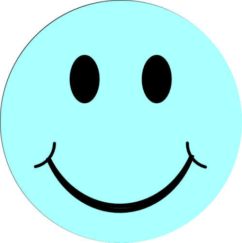 Blue Smiley Face Svg Clip Arts 594 X 595 Px