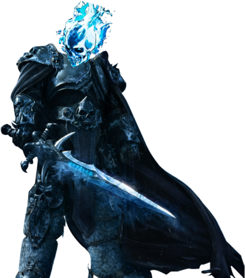 Blue Drawing Ghost Rider Clip Art Royalty Free Download Lich King Png