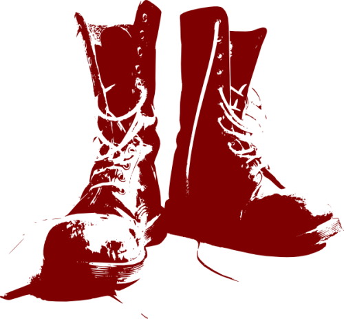 Boots Clip Art At Clker Combat Boots Clipart