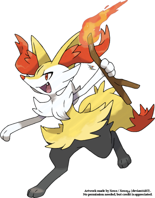 186kib, 603x768, Braixen By Xous54 d6o03se Fennekin Evolution