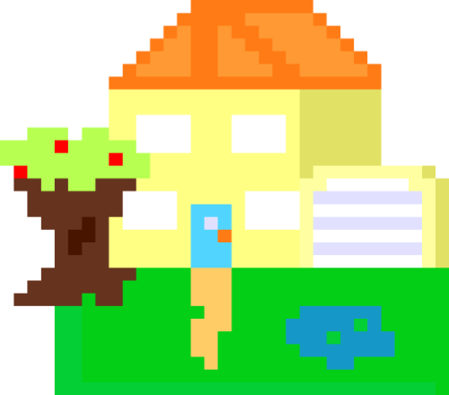 8 Bit House Clip Art 8 Bit House Png