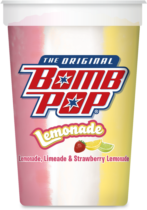 Bomb Pop 12oz Lemonade Cup Watermelon Bomb Pop