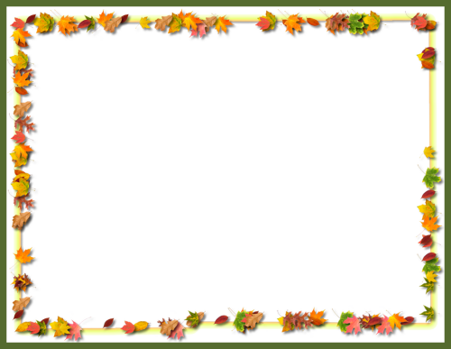 Awesome Thanksgiving Clipart Border Of Garlic B Png Thanksgiving Border Png