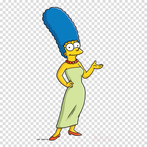 Blue Hair Simpson Clipart Marge Simpson Homer Simpson Wife In The Simpsons