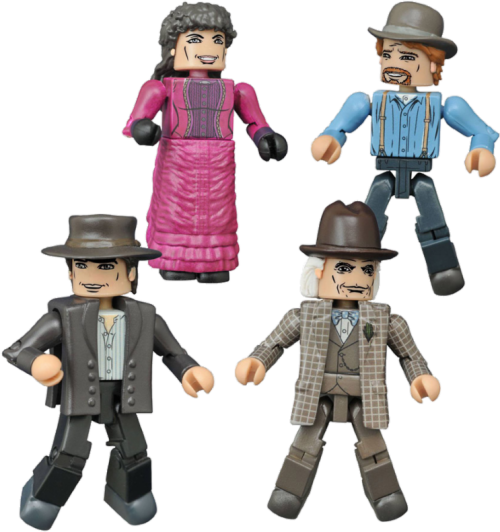 Back To The Future™ Part Iii Minimates 1885 Box Set Back To The Future 30th Anniversary 1885 Minimat