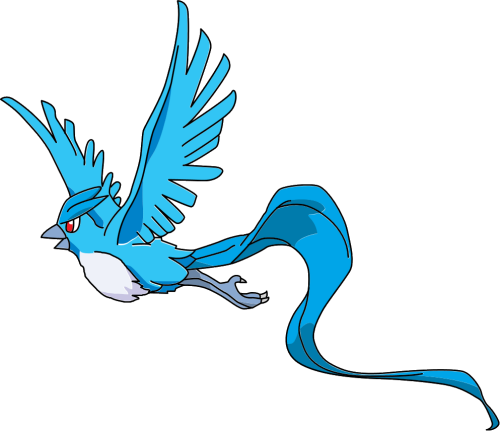 Articuno Transparent Flying Pokemon Articuno