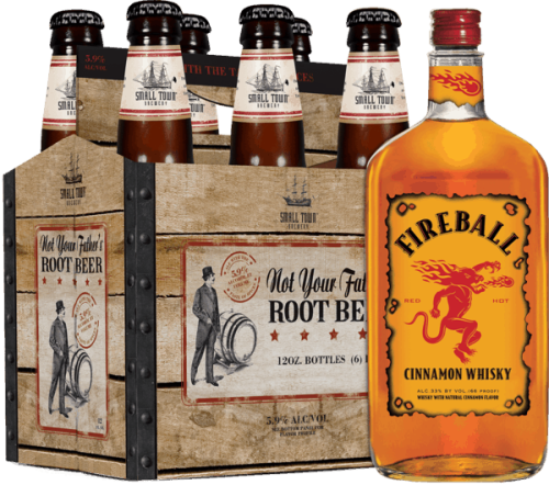 00 For Not Your Father's & Fireball Cinnamon Whisky Fireball Cinnamon Whiskey 1 L