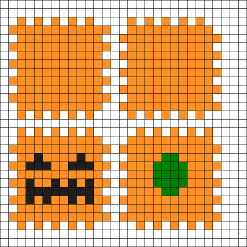 3d Pumpkin Perler Bead Patterns