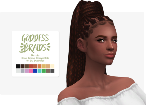 After Seeing These Gorgeous Braids By @ebonixsims, Braided Hairstyles Sims 4