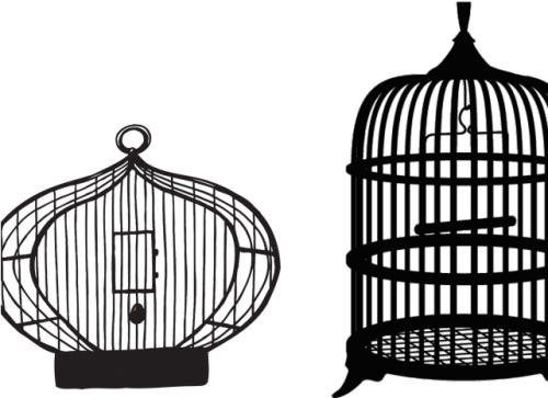 Birdcage Clipart Black And White Bird Cage Transparent Background