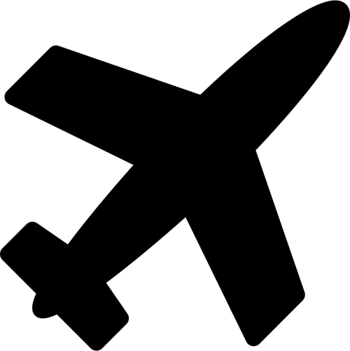 Banner Black And White Library Filled Shape Svg Png Airplane Shape