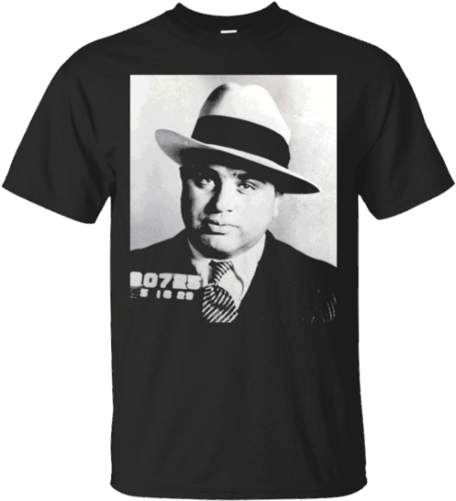 Al Capone Chicago Gangster Portrait T Shirt Https Tom Hardy Al Capone Fonzo