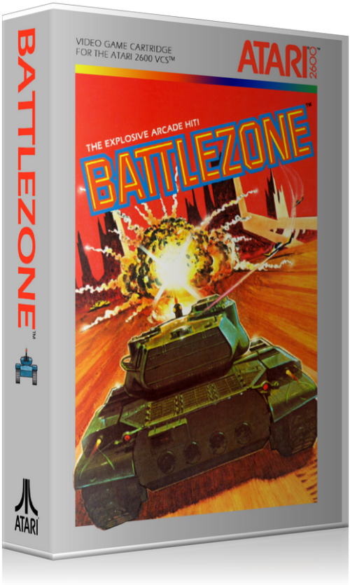 Battlezone Atari 2600 Game Cover To Fit A Ugc Style Battlezone Atari 2600 Game