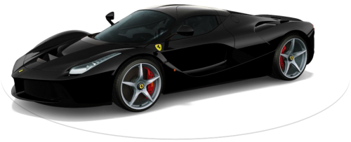 Black Ferrari Png Image Transparent Laferrari