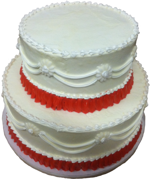 2 Tier 4th Of July Cake Birthday Cake