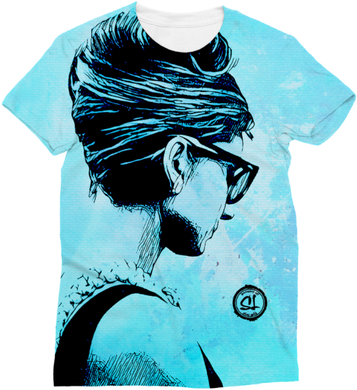 Audrey Hepburn ﻿classic Sublimation Women's T shirt Hepburn Breakfast At Tiffany's Hair