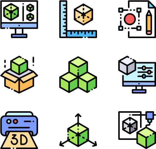 3d Printing Icons For Web Design