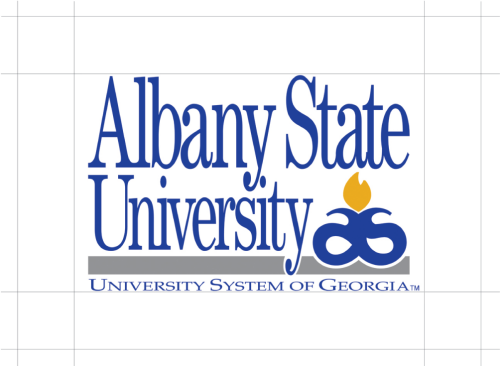 Asu Logo Exclusion Zone Albany State University Logo