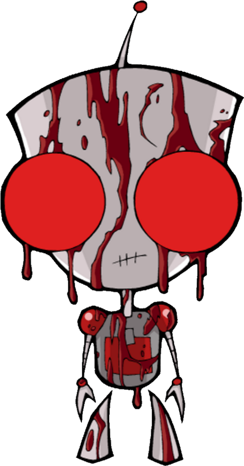 Bloody Gir Transparent Bloody Gir From Invader Zim