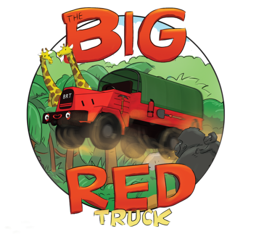 Big Red Truck Stories Poster