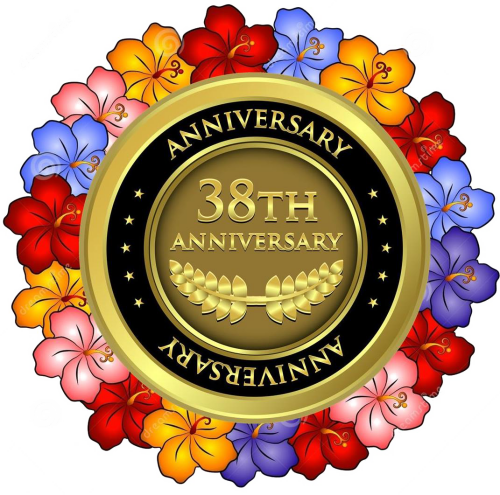 38 Anniversiary Lei Hawaiian Flowers