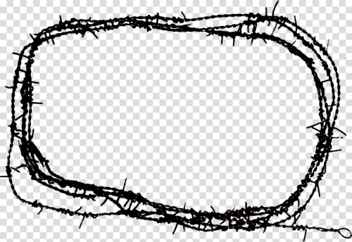 Barbed Wire Frame Png Clipart Barbed Wire 8' Barbed Wire