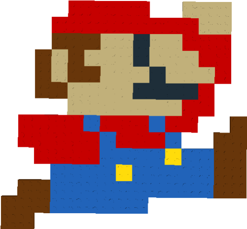 8 Bit Luigi Png Download 8 Bit Mario Jumping