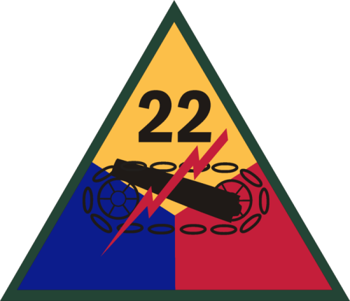 22nd Armored Division 4th Armored Division Insignia