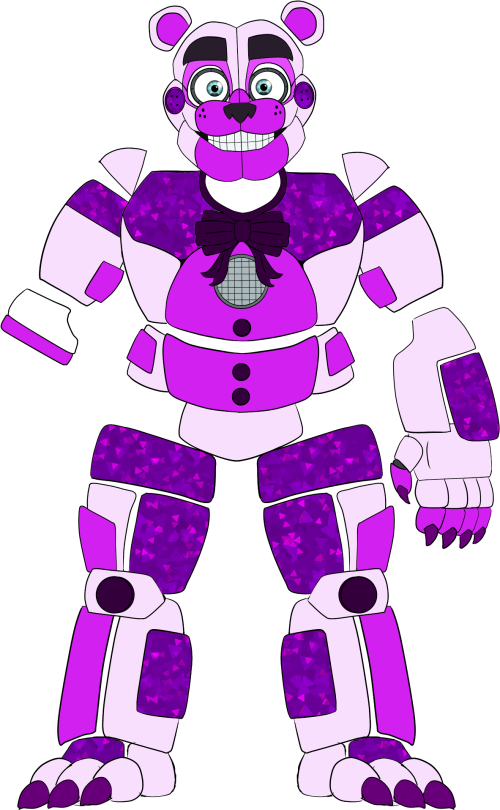 Artworkstylized Funtime Freddy Minecraft Five Nights At Freddy's Funtime Foxy