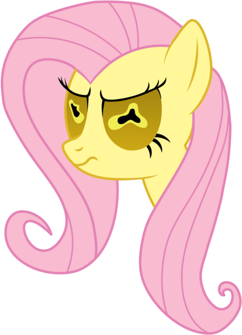 Axemgr, Fluttershy, Hypnotoad, Safe, Simple Background, Fluttershy