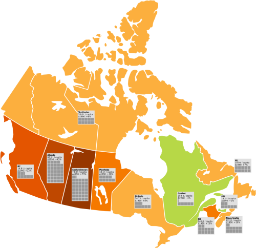 Agenda 21 Canada Map