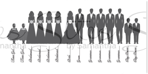 Wedding Party Graphics For Programs Dwya6i Clipart Wedding Party Silhouette Clip Art