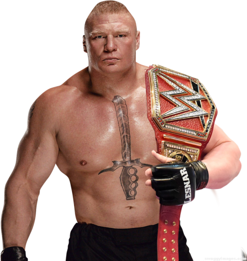 Wwe Wrestlers Png Brock Lesnar With Universal Championship