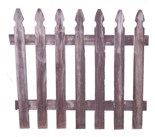 Window Frame $15 Picket Fence Round Top