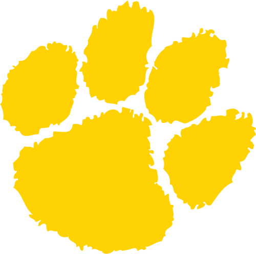 Yellow Tiger Paw Logo Abraham Lincoln High School Lynx