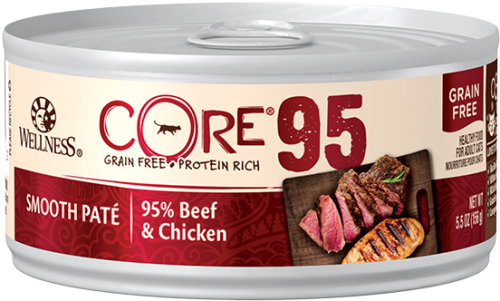Wellness Core 95% Beef & Chicken Wet Cat Food Wellness Core 95 Cat Food
