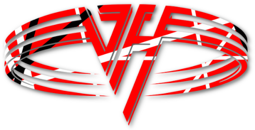 Van Halen Logo Red