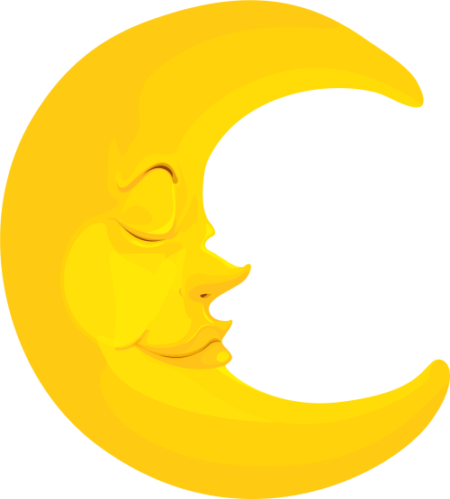 Transparent Background Moon Clipart