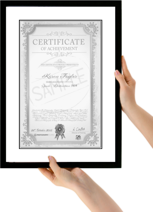 Your Photography Certificate Photography Certification